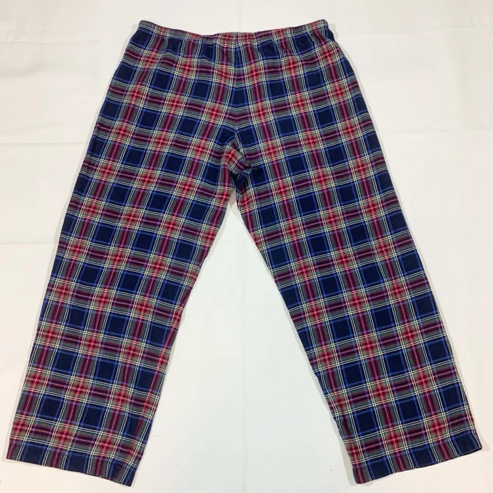 Polo Ralph Lauren Mens Large Pants Plaid Lounge Pajama Relaxed Fit Drawstring - Picture 4 of 7